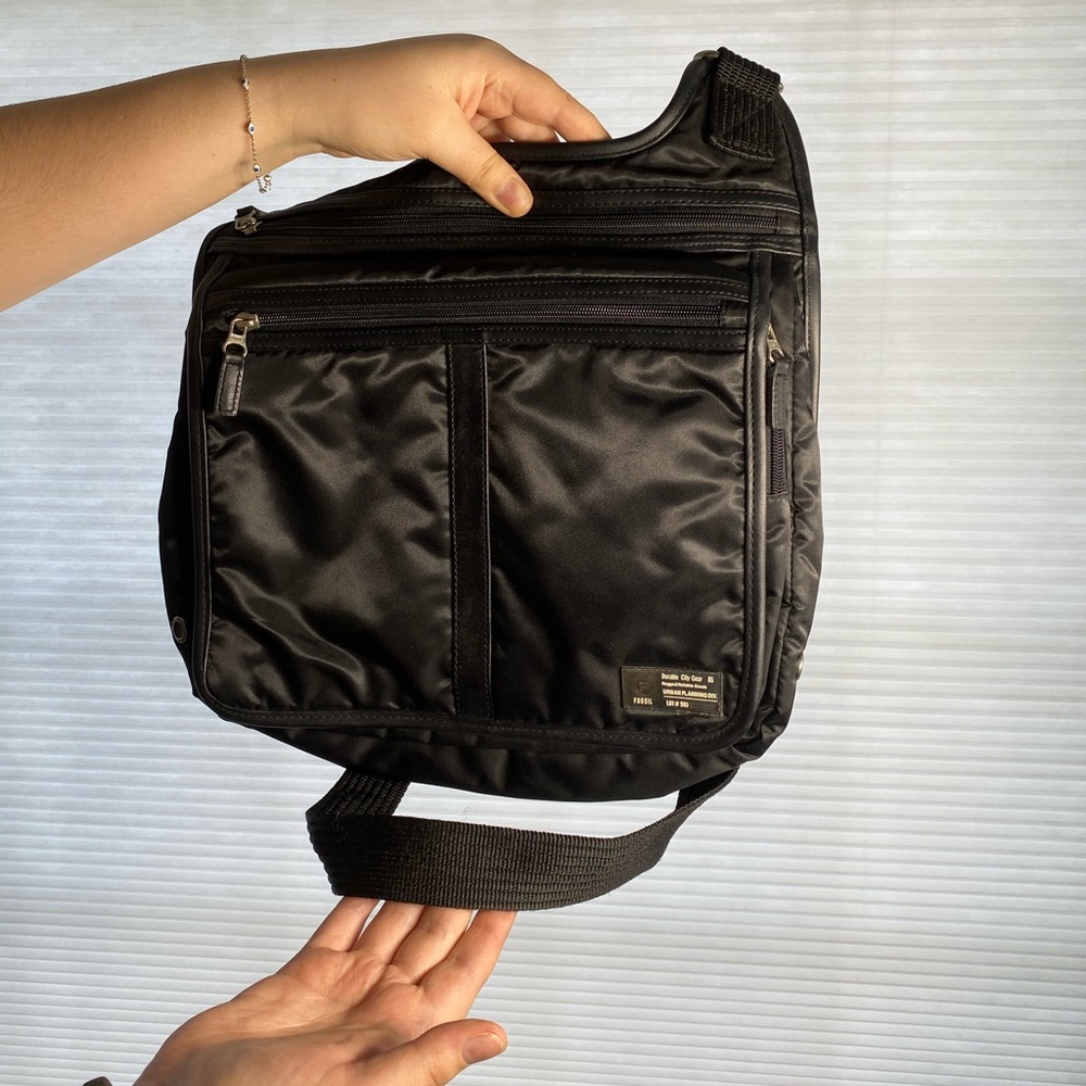 Black Tote Bag by Fossil